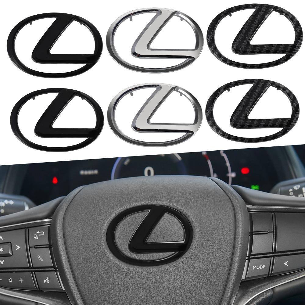AASC1 Car Interior Steering Wheel Emblem Badge Covers Decor For Lexus F SPORT IS250 IS200 CT200h GS300 LS430 RX450h LX570 IS300 ES300h