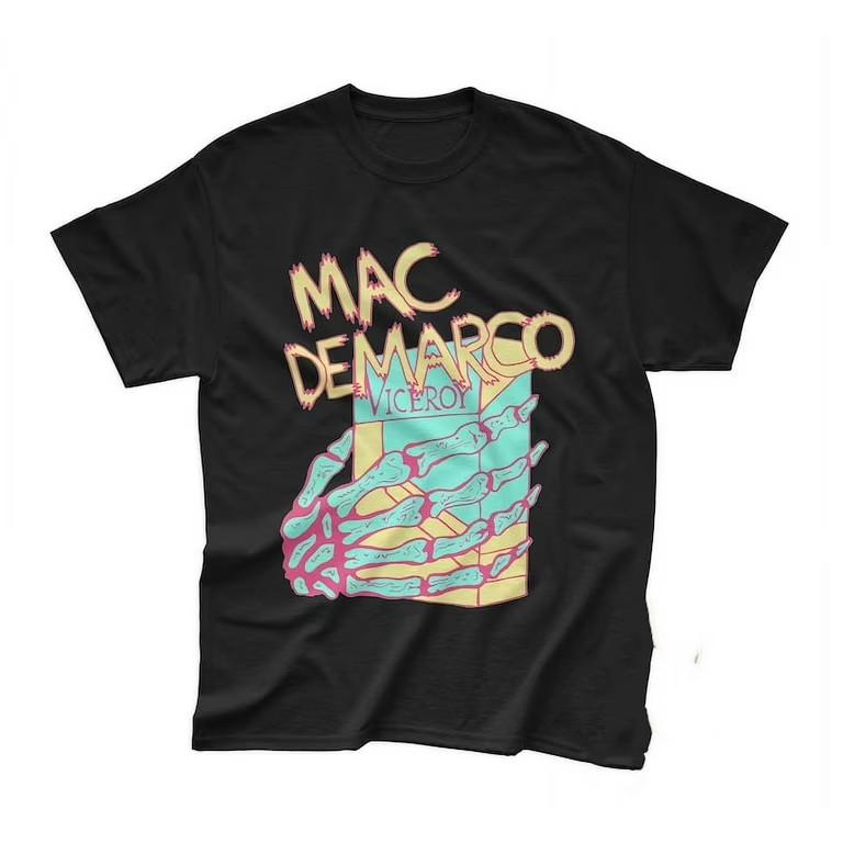 HOT NEW Mac DeMarco black T-shirt Unisex short sleeve All sizes XA1141