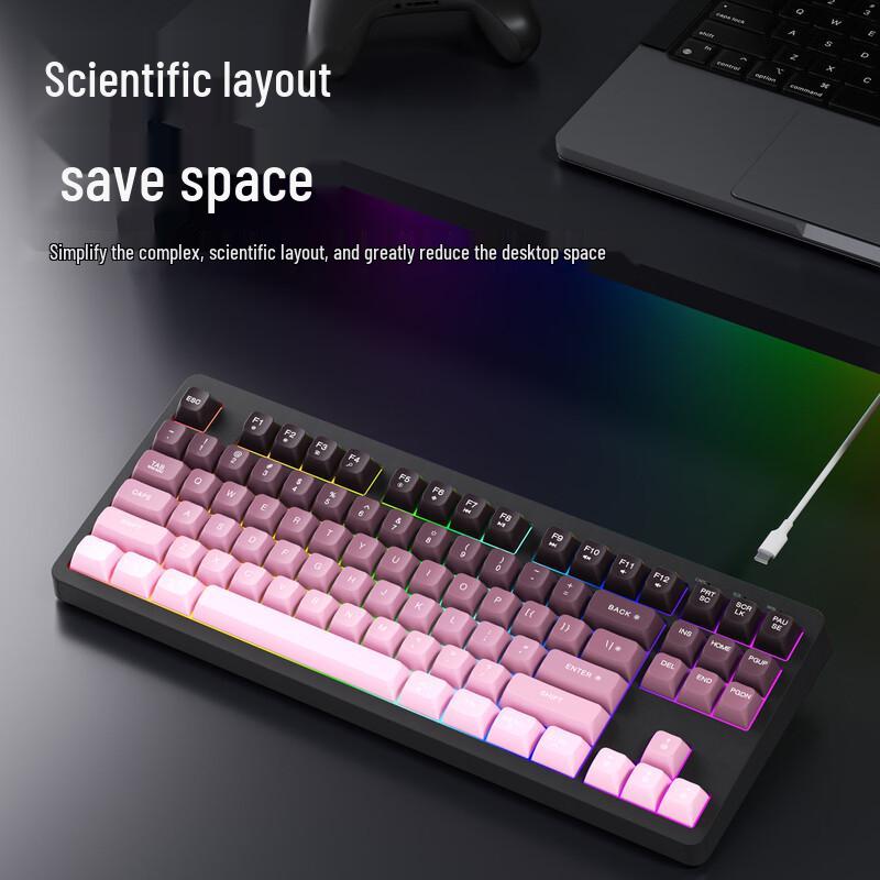 OLOEY 98-Key Wired Membrane Keyboard