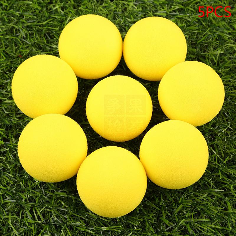 5ks Eva Sponge Ball Soft Ball Foam Ball Golf Indoor Swing Practice Color Ball