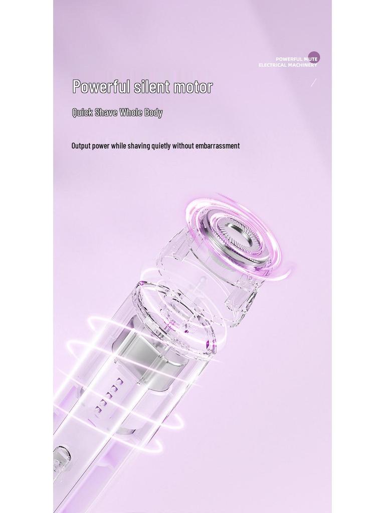 Elektrischer 5-in-1-Rasierer für Damen: Multifunktionale Haarentfernung für Achseln, Beine und den Intimbereich