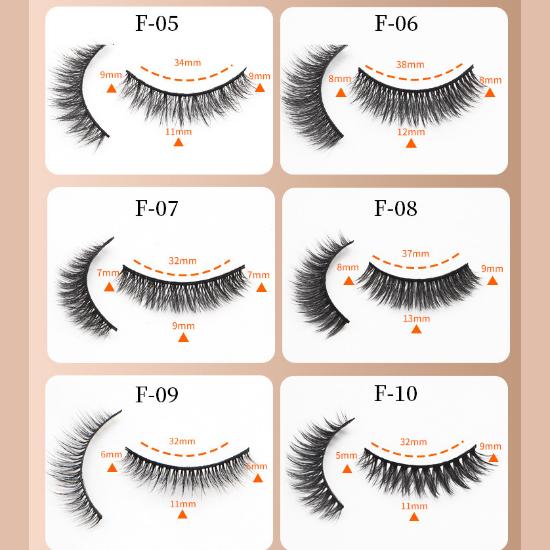 3D Multi-layer Thick 5 Pairs of Eyelashes Natural Eyelashes Simulation Curling False Eyelashes Eyelash Extension natural false eyelashes. 3d lashes