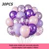 30-Piece 12-Inch Balloon Set for Birthday, Wedding, and Party Decorations