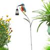 Solar Outdoor Kingfisher Light Garden Bird Decorative Ornament Solar Powered Kingfisher Light Pathway Waterproof Lantern