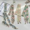 Lace Long Scarves Summer Ribbons Tied Bags Ribbons Women's Printed Scarves Sunscreen Scarves