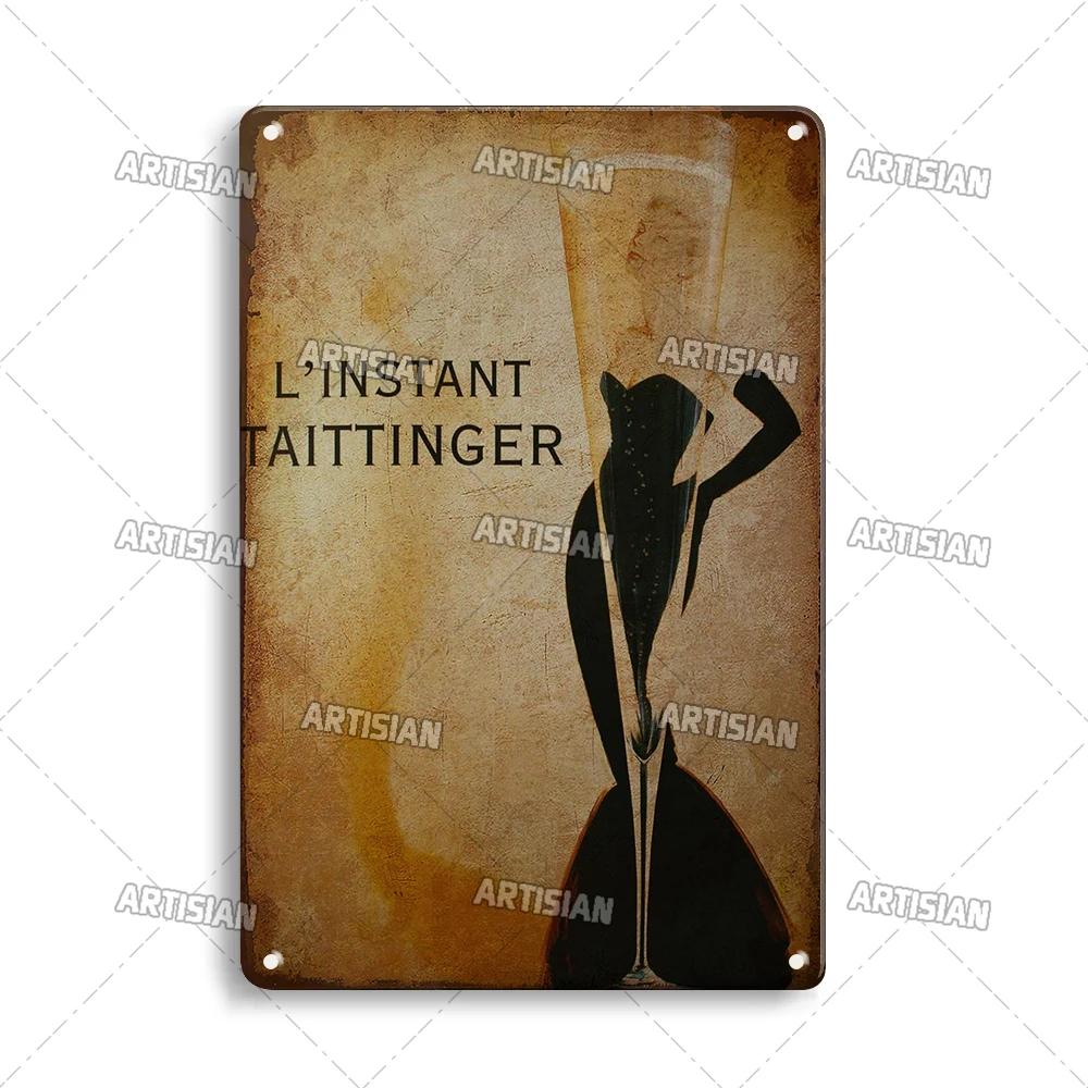 ARTISAN Retro Wein Metallschild Dekoposter Alkohol Wand Metall Blechschild Werbung Wanddeko Man Cave Club Metallplakette