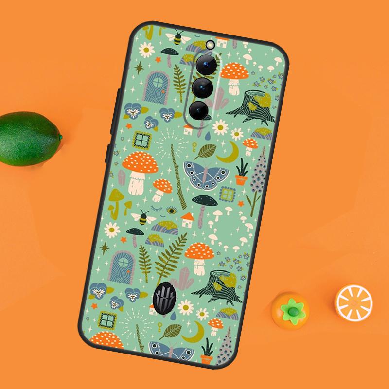 Mushroom Forest Case For ZTE Nubia Red Magic 11 10S 9S 8S 8 9 10 Pro Plus 6 7 6S 7S Pro RedMagic 10 Air Cover