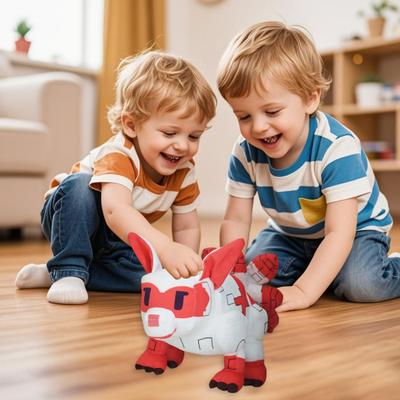 Garden Game Plush Toy Nine-Tailed Fox Inspired Stuffed Animal Soft Huggable Doll Collectible Gift for Game Fans Kids Adults