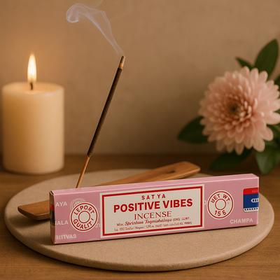 6x Incense Sticks Positive Vibes 15g Satya