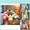 Cute And Stylish Cartoon Bunny Ice Cream Keychain Silicone Bag Accessory