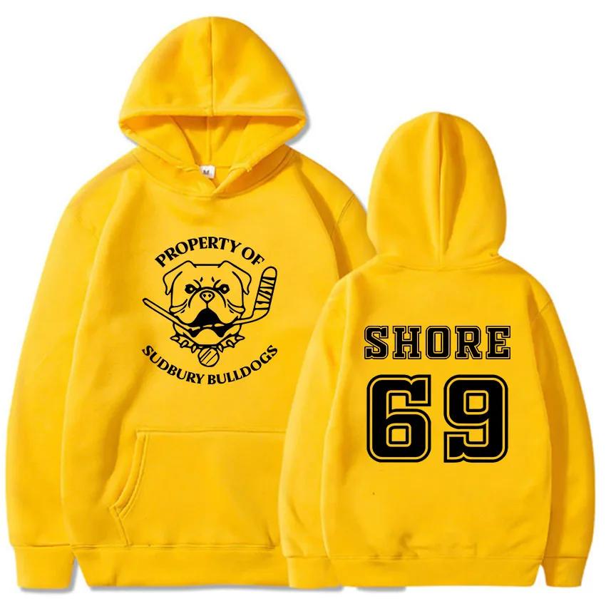 Abbigliamento Donna Shoresy69 Sudbury Blueberry Bulldogs Felpa Streetwear Pullover con Cappuccio Manica Lunga Invernale Morbida Felpa con Cappuccio Grafica