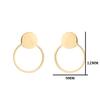 Stainless Steel Hip-Hop Punk Smiley Face & Cupid Angel Earrings