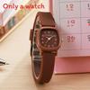 Minimalist Digital Quartz Watch For Women With Analog And Digital Display Casual Fashion Wristwatch