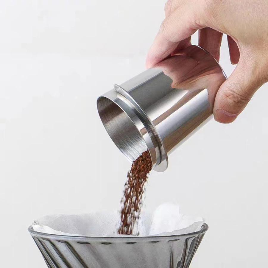 Coffee Dosing Cup 51/53/58mm Stainless Steel Espresso Coffee Dosing Cup Espresso Coffee Machine Accessories