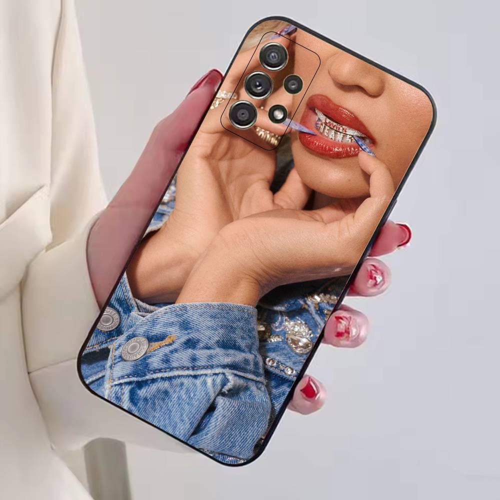 

Singer B-Beyonce Phone Case For Samsung S25,S24,S21,S22,S23,S30,Ultra,S20,Plus,Fe,Soft Silicone Black Cover Samsung S225G