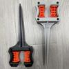 2Pcs Anti-Kink Garden Hose Guide Stake Ground Spike Lawn Hose Holder  Outdoor Garden