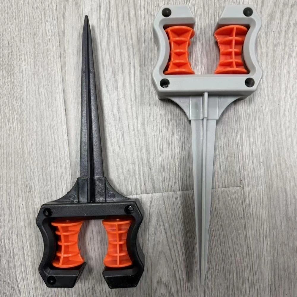 2Pcs Anti-Kink Garden Hose Guide Stake Ground Spike Lawn Hose Holder  Outdoor Garden