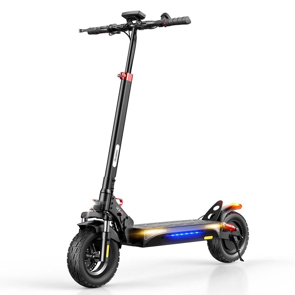 IScooter iX3 800W elektrisk sparkesykkel 10 tommer terrengdekk batteri 48V/10Ah maksimal hastighet 40km/t med APP-kontroll demping foran og bak