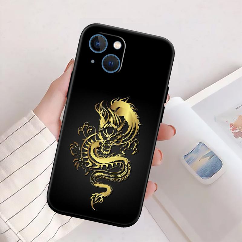 QE7 Chinese Dragon New High-End Shell Phone Case for iPhone SE X XS XR 16E 17 11 Pro Max 8 7 6 6s Plus Air
