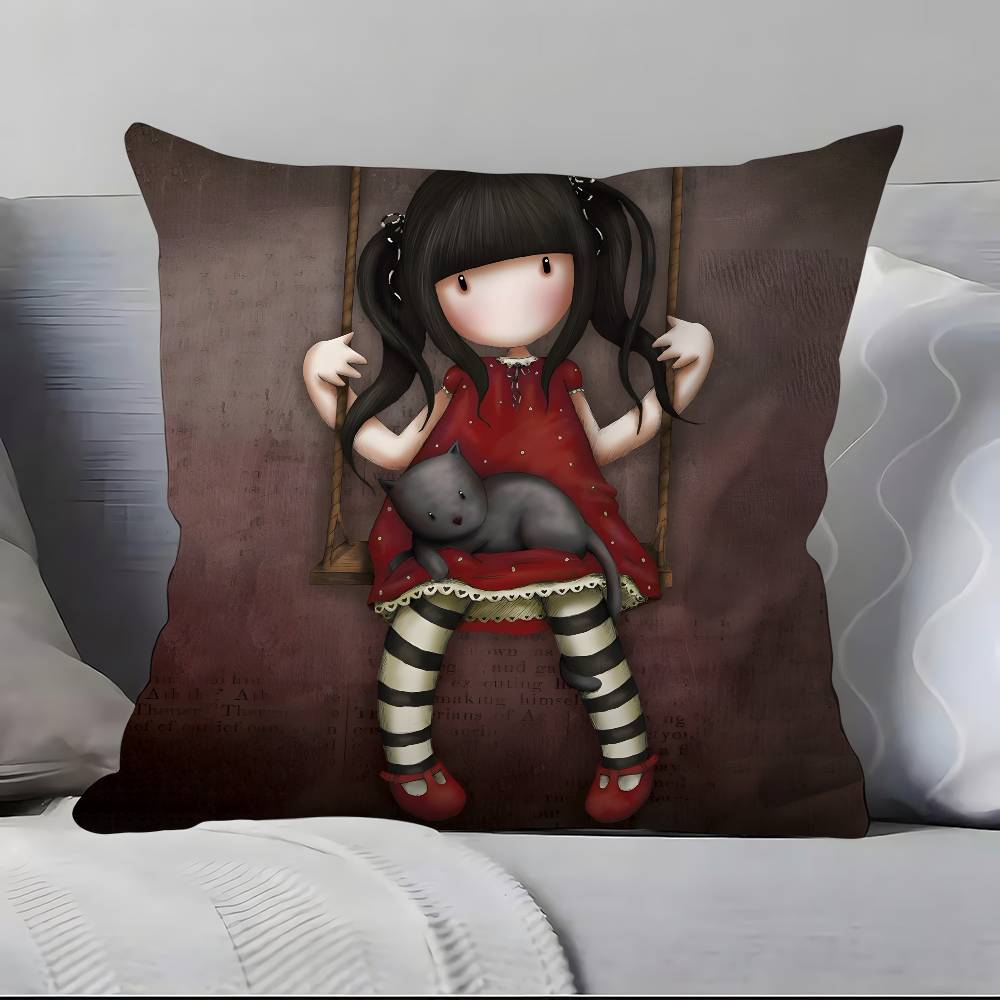 S-S-Suzanne W-Woolcott's S-Santoro G-Gorjuss Pillow Case Pillowcase Soft Skin Friendly & Comfortable With A Hidden Zipper