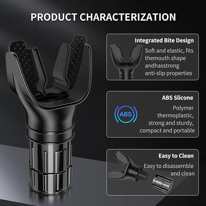 Temushein Abdominal Breathing Trainer for Lung Capacity and Resistance Exercise