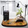 Wärmelampe für Reptil Schildkröte Aquarium Tank Heizlampen Halter mit Klemme Amphibien Reptil Lichtständer für Schildkröte/Schlange/Eidechse
