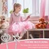 24Pcs Princess Wand Glitter Fairy Wand Angel Star Sticks Crown Magical Sticks Party Costume Wands for Birthday and Cosplay Party