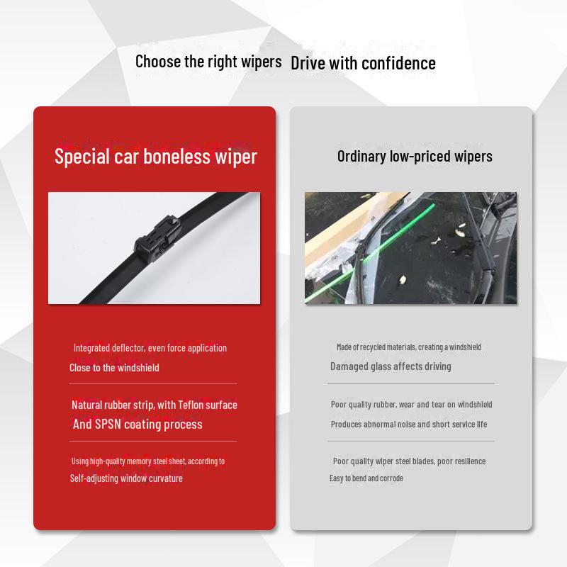 Ideal L6-L9 and MEGA Compatible Boneless Wiper Blade for New Energy Vehicles