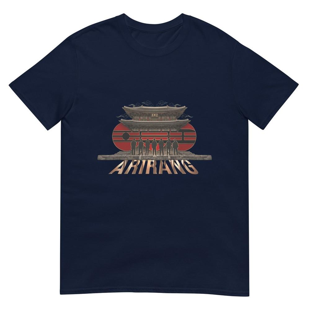 Retro Basic Quote Arirang Korean Hangul Style Tshirt S