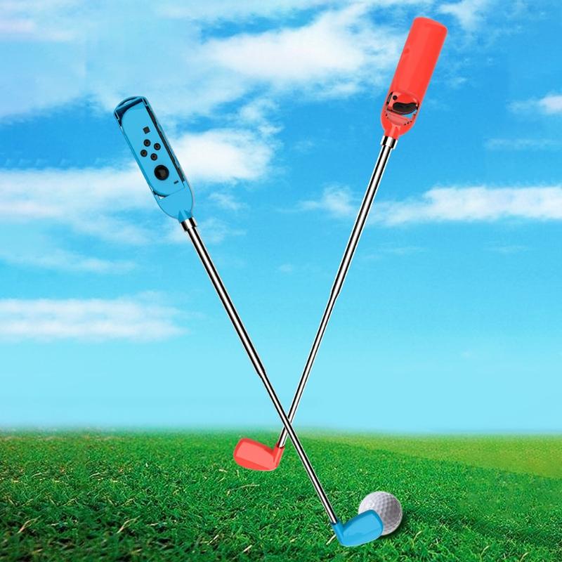 Golf Clubs Grip Controller Gaming Handle Grips Game Components for Switch Console