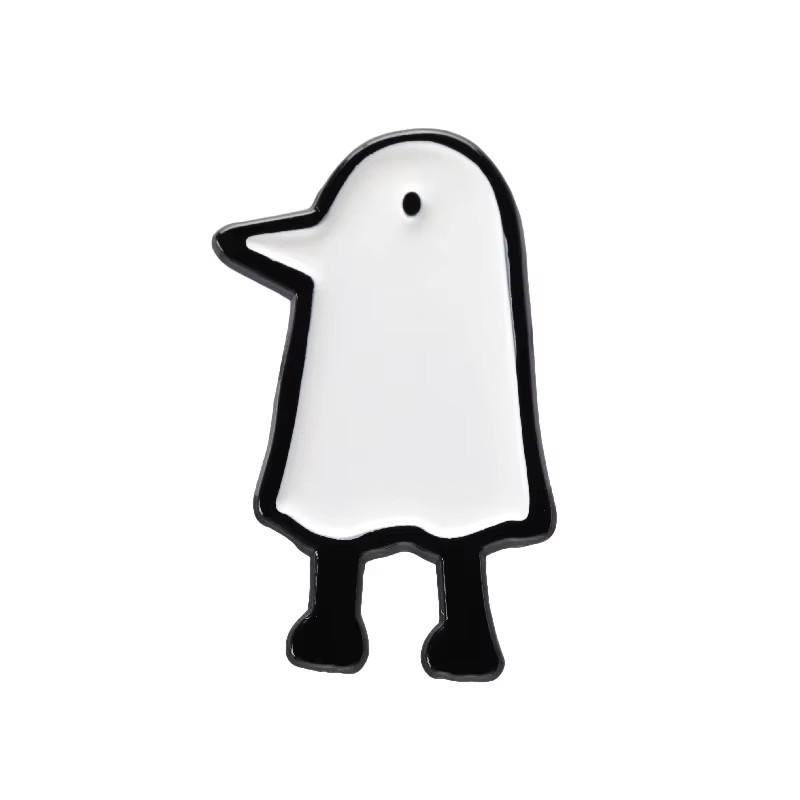 

Japan Anime Goodnight Punpun Enamel Pins Cartoon Oyasumi Cloud Bird Animal Wholesale Badge Metal Brooch Jewelry Gift for Friends