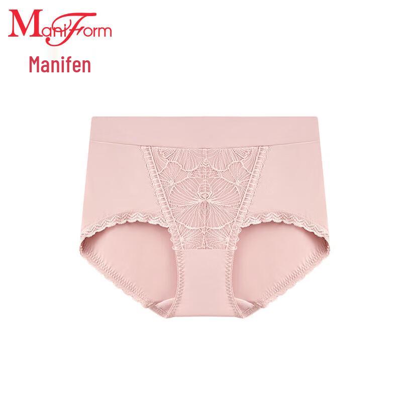 Maniform Mid-High Waist Low-Cut Lace Briefs