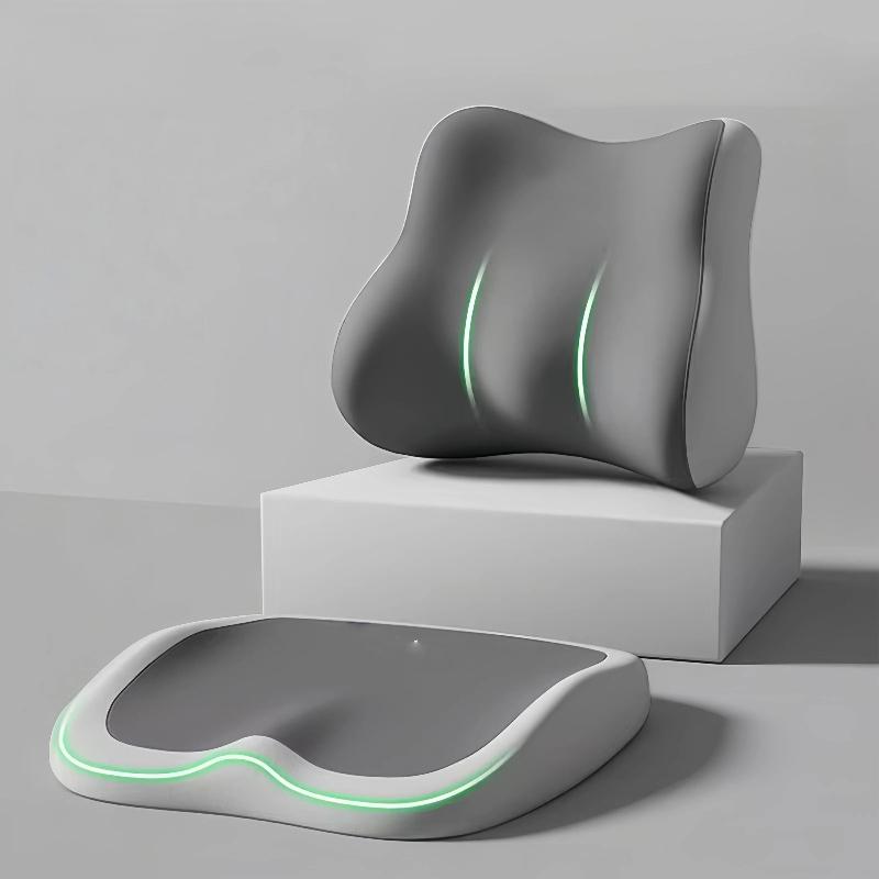 Cuscino Sedile in Memory Foam per Auto Multiuso Ergonomico per Sedia da Ufficio Cuscino Comodo per Supporto Sedile Auto e Ufficio