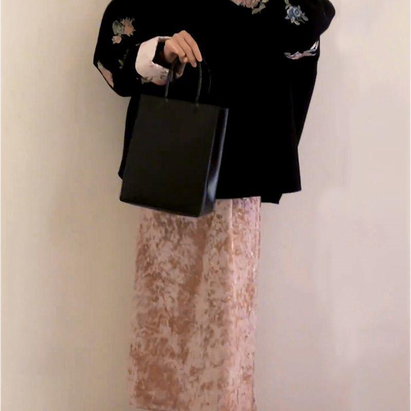 Trendy Chinese Style Tang Suit Set: Thickened Two-Piece Skirt & Jacket for Autumn/Winter