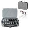 Removable Partitions Glasses Organizer Adjustable Slot Sunglass Storage Pouch