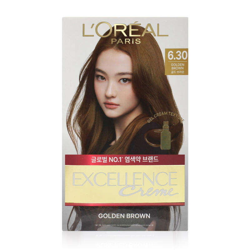 L Oréal Paris New Excellence Cream Hair Dye 6.30 (Golden)