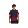 Under Armour Simple Logo Print Fitness Running Cycling Crew Neck Short Sleeve T-Shirt Unisex Tops Navy-Blue 24500507-409