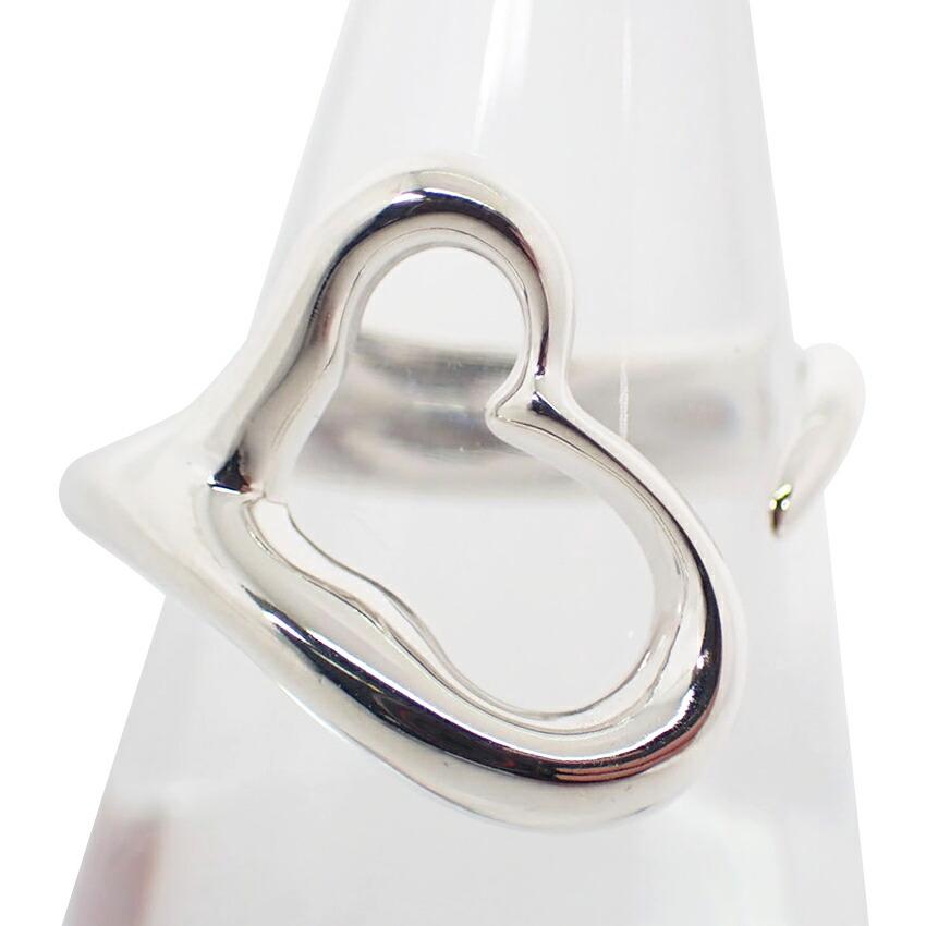 

[Pre-owned] TIFFANY 925 Open Heart Ring / Size 11 / j39-6