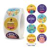 100-500pcs 1inch Cute Happy Birthday Stickers for Gift Wrapping Decoration Envelope Sealing Label Kids Toys Stationery Stickers