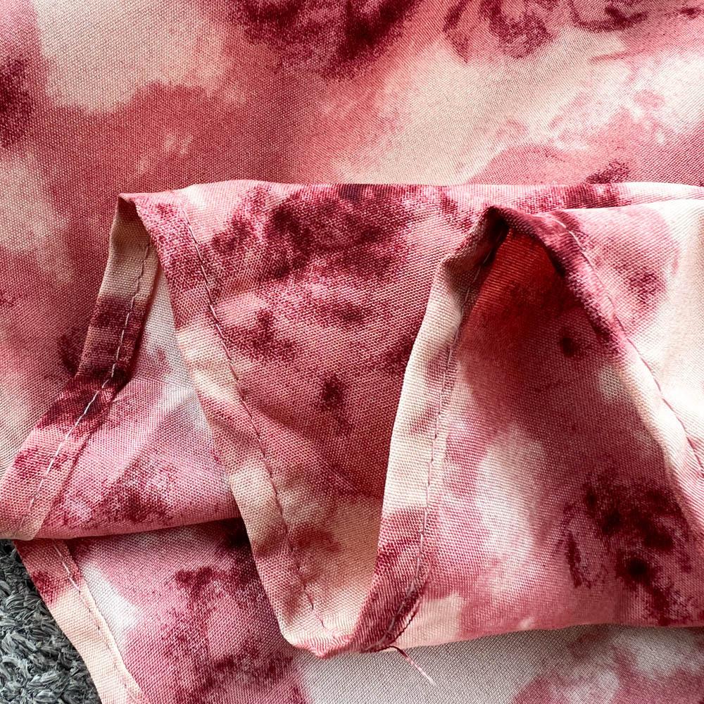 Koreansk stil for kvinner Rose Blomstertrykk Retro Festkjole Sommer Elastisk Høy midje Ferie Lang kjole Strand Vestido