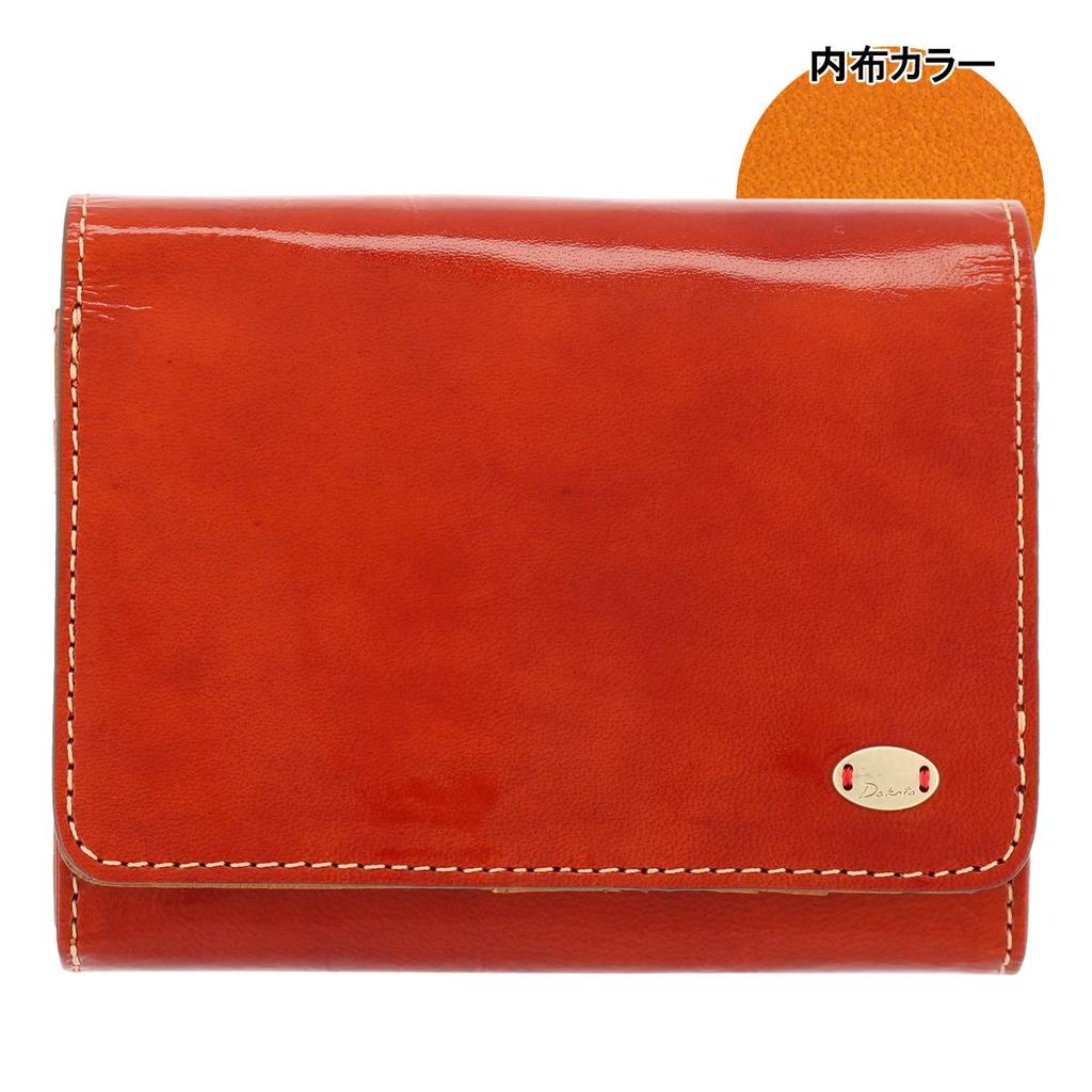 Bifold Wallet with Coin Purse Genuine Leather Grosso Camel [Dakota] Women's DA-36462-45