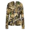 Women's Lightweight Long Sleeve Zip Up Hoodie with Pockets and Printed Design Sun Protection Jacket for Outdoor Activities