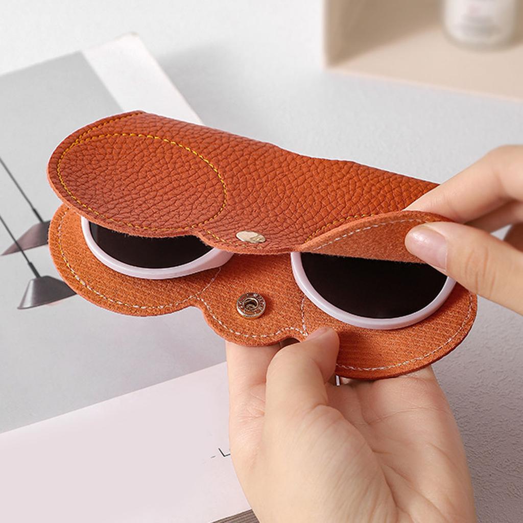 Portable Sunglasses Case Organizer Storage Bag Clip Holder Fashion Protective Cover