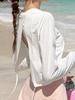 Bikibiki All-Way Back-Slit Crop Rash Guard