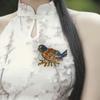 Animal Birds Brooch Pin Rhinestone Jewelry Lapel for Bridal Women Wedding