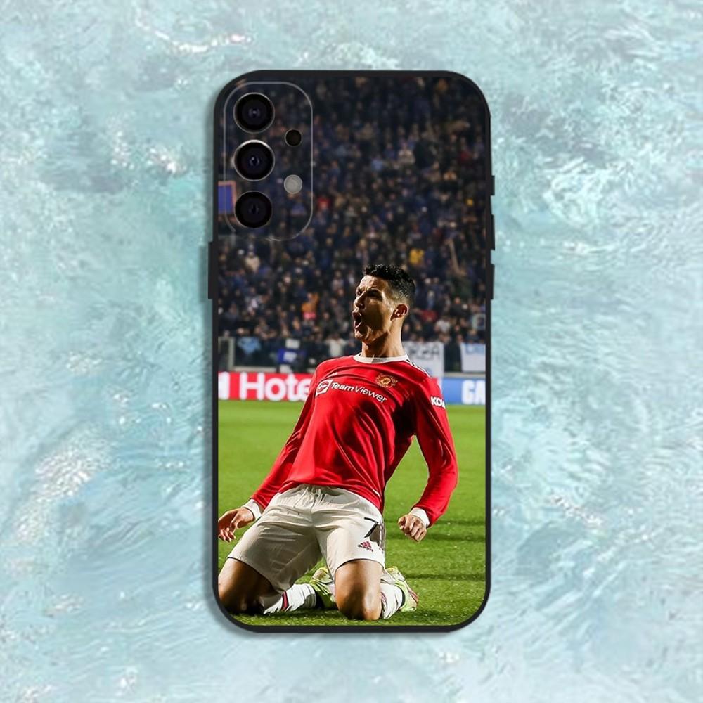CR7 Football Star R-Ronaldo-ES Phone Case For Samsung S25,S24,S21,S22,S23,S30,Ultra,S20,Plus,Fe,Lite,Note,10,9,5G Black Cover