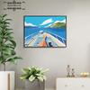 Urlaub Reise Seascape Strand Wellen Leinwand Malerei Anime Poster und Druck Wand Kunst Bild Modern für Wohnzimmer Wohnkultur