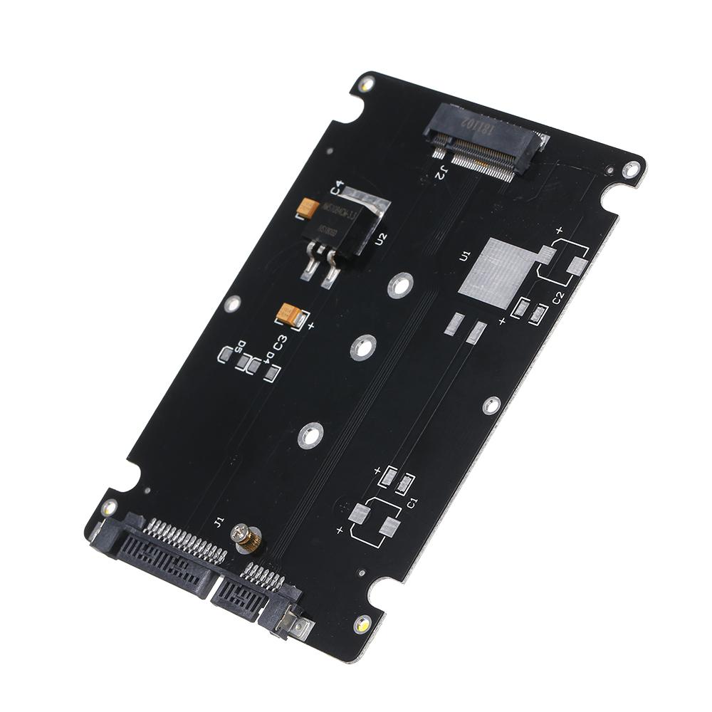 NGFF M.2 SSD to 22Pin SATA III Converter Adapter with 2.5   Enclosure 2280 2260 2242 2230 SSD