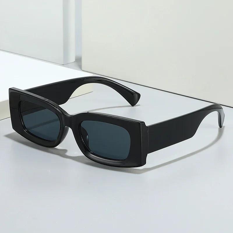  Ins Popular Fashion Square Candy Color Women Sunglasses Retro Gradient Yellow Men Shades UV400 Sun Glasses