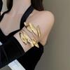 European-American Open Arm Cuff Bracelet - High-End, Versatile, and Exaggerated Fashion Jewelry for Women